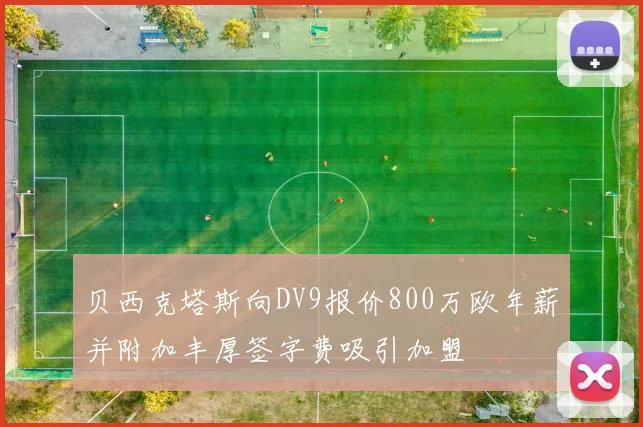 贝西克塔斯向DV9报价800万欧年薪并附加丰厚签字费吸引加盟